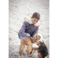 Bombers Lyon Eden by Pénélope Glitter Gris - Enfant