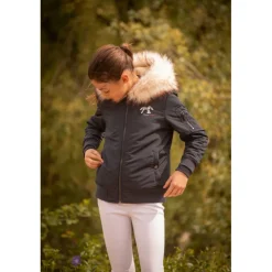 Bombers Lyon Eden by Pénélope Glitter Marine - Enfant