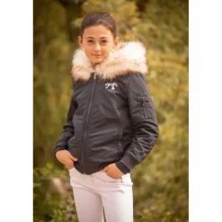 Bombers Lyon Eden by Pénélope Glitter Marine - Enfant