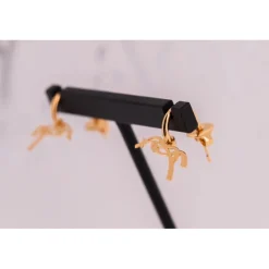 Boucles d'oreilles Créoles Léonie - Doré