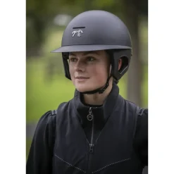 Casque Pénélope by Freejump Visière Longue - Noir Mat