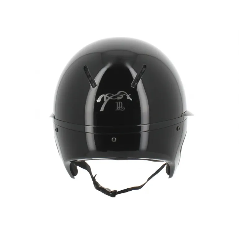 Casque Pénélope by Freejump Visière Longue - Noir Brillant