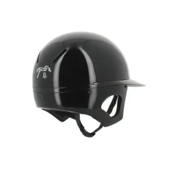 Casque Pénélope by Freejump Visière Longue - Noir Brillant
