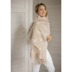 Écharpe Lana - Beige & Ecru