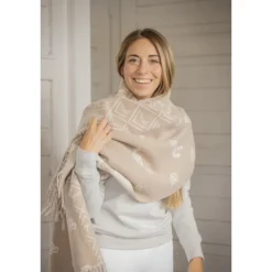 Écharpe Lana - Beige & Ecru