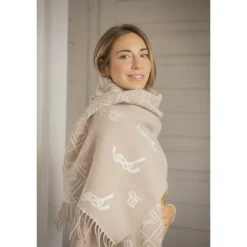 Écharpe Lana - Beige & Ecru