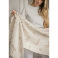 Écharpe Lana - Beige & Ecru