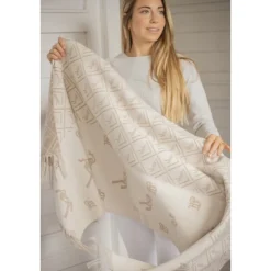 Écharpe Lana - Beige & Ecru