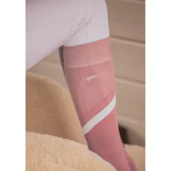 Chaussettes Fun - Rose Pâle & Blanc
