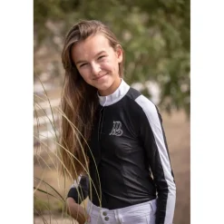 Chemise de Concours Showshirt Noir - Enfant