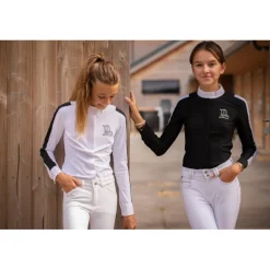 Chemise de Concours Showshirt Noir - Enfant