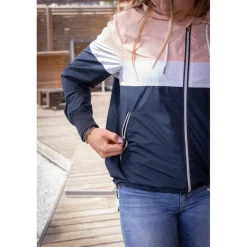 Coupe-Vent Celecce - Marine & Rose