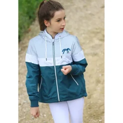 Coupe-vent Celecce Bleu Canard - Enfant