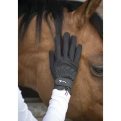 Gants d'Equitation Compétition - Noir