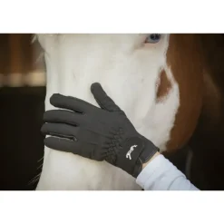 Gants d'Equitation confort - Noir