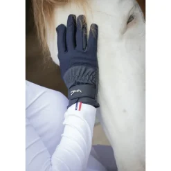 Gants d'équitation compétition - Marine