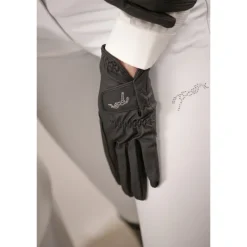 Gants Prisma Strass - Noir