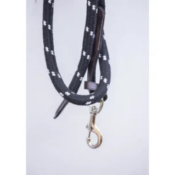 Longe Corde - Noir & Cuir Havane