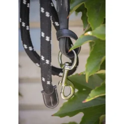 Longe Corde - Noir & Cuir Noir