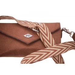 New Phone Pocket - Cognac Glitter