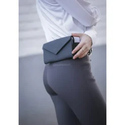 New Phone Pocket Perforée - Marine