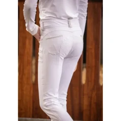 Pantalon d'Équitation Eden by Pénélope Fun Blanc - Enfant
