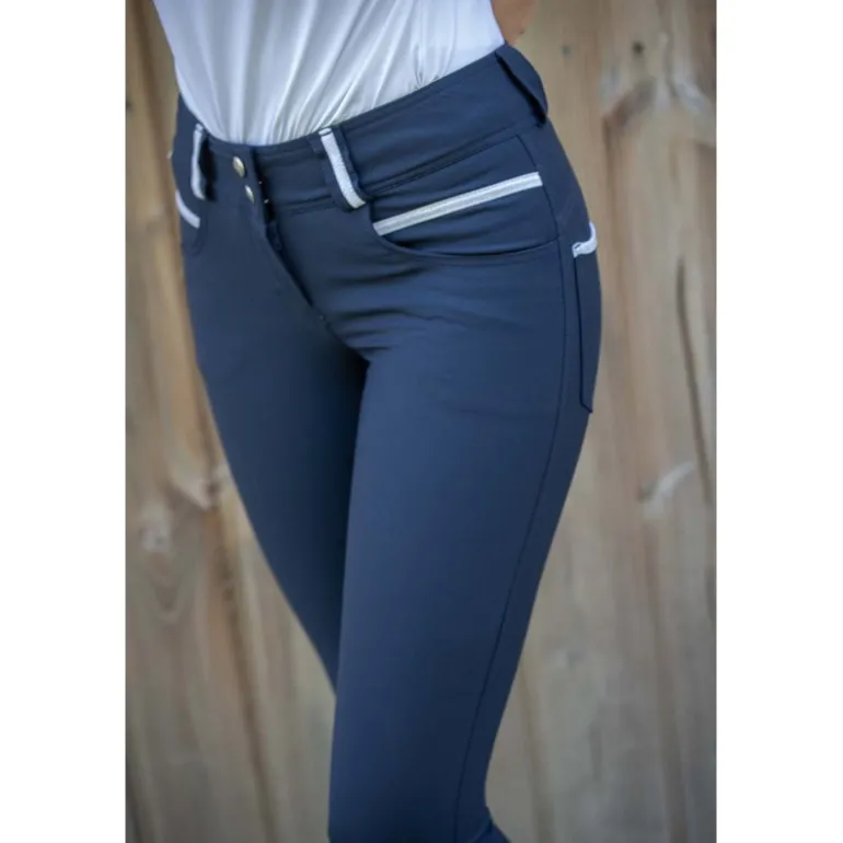 Pantalon d'Équitation Fun Full Seat - Marine