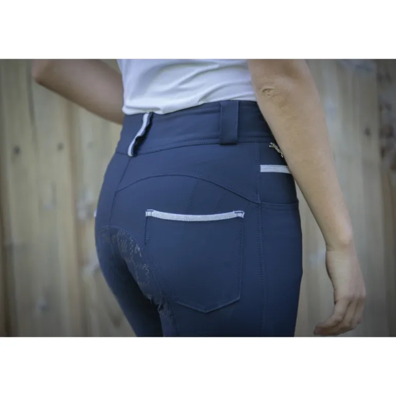 Pantalon d'Équitation Fun Full Seat - Marine