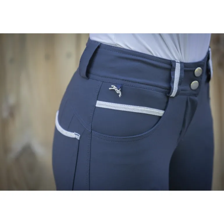 Pantalon d'Équitation Fun Full Seat - Marine