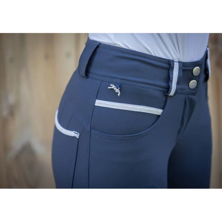 Pantalon d'Équitation Fun Full Seat - Marine