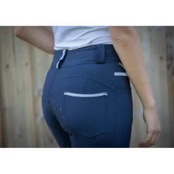 Pantalon d'Équitation Fun Full Seat - Marine