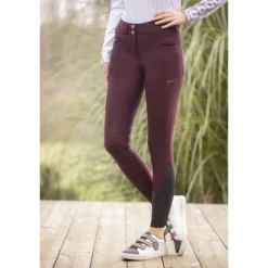 Pantalon d'Équitation Fun Stone - Prune