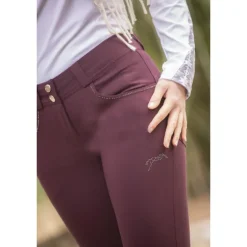 Pantalon d'Équitation Fun Stone - Prune