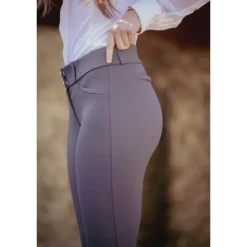Pantalon d'Équitation Majestic - Gris Foncé