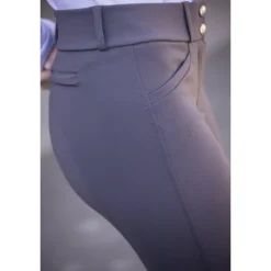 Pantalon d'Équitation Majestic - Gris Foncé