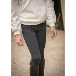 Pantalon d'Équitation Romy Eden by Pénélope Gris Chiné - Enfant