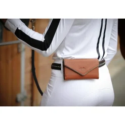Pochette Pénélope phone pocket - Cognac