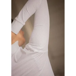 Polo de Concours Florence Manches Longues - Blanc