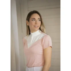 Polo de Concours Las Honey Manches Courtes - Rose