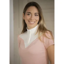 Polo de Concours Las Honey Manches Courtes - Rose