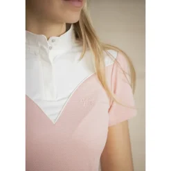 Polo de Concours Las Honey Manches Courtes - Rose