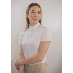 Polo de Concours Las Honey Manches Courtes - Écru