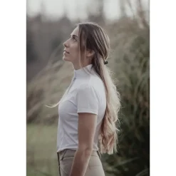 Polo de Concours Las Honey Manches Courtes - Écru