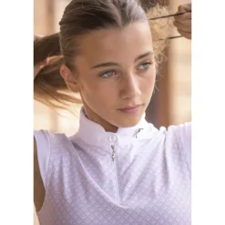 Polo de Concours Séville Blanc - Enfant