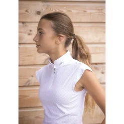 Polo de Concours Séville Blanc - Enfant