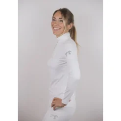 Polo de Concours Toscane Manches Longues - Blanc