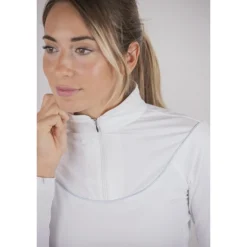 Polo de Concours Toscane Manches Longues - Blanc