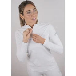 Polo de Concours Toscane Manches Longues - Blanc