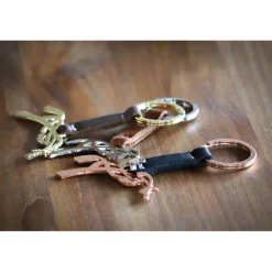 Porte-clefs Tibou - Noir & rose gold