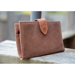 Portefeuille Bertille - Cognac Glitter